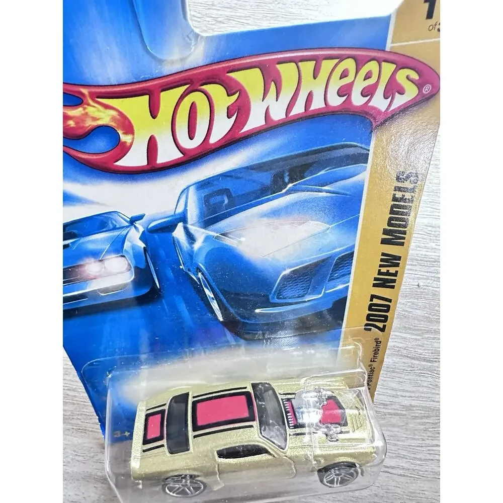 2007 Hot Wheels #16 New Models 16/36 '70 PONTIAC FIREBIRD Gold w/Chrome H51